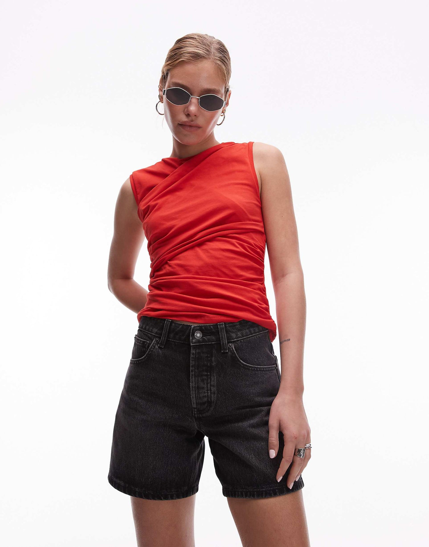 Denim Editor Shorts