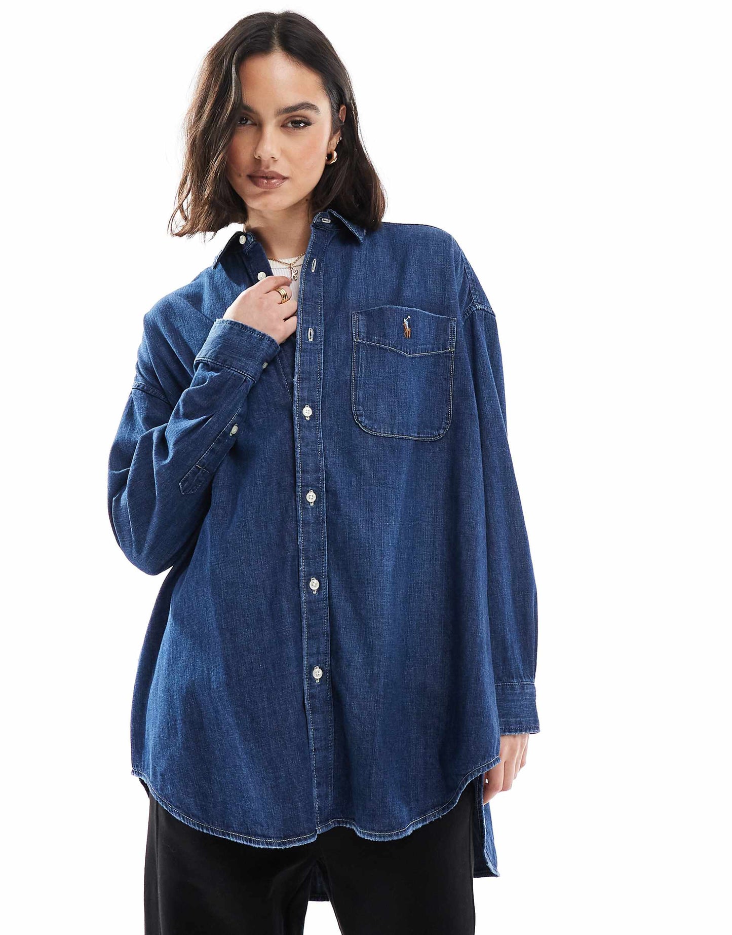 Oversized Denim Shirt