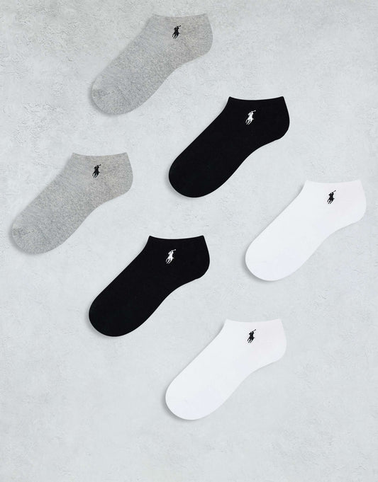 6-Pack Logo Ankle Trainer Socks