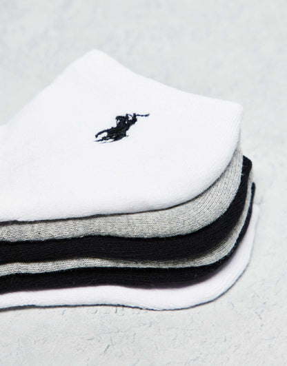 6-Pack Logo Ankle Trainer Socks