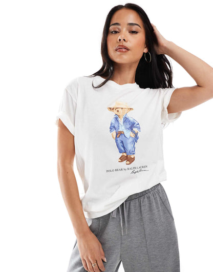 Traveller Bear Printed T-Shirt