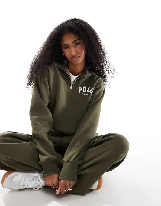 Co-Ord Half Zip Sweatshirt