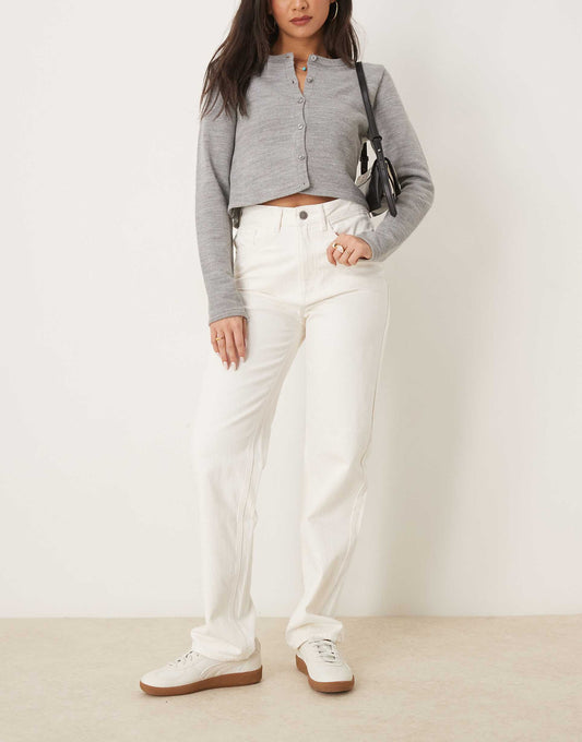 Kelly High Waisted Wide Leg Jean