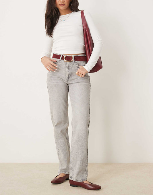 Kelly High Waisted Wide Leg Jean
