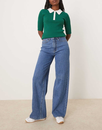 Freya High Waist Wide Leg Jean