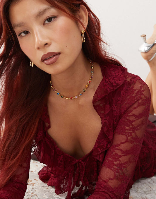 Infinity Choker Necklace
