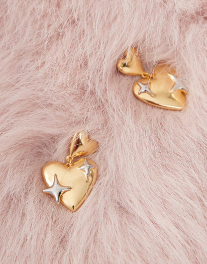 Galaxy Heart Earrings