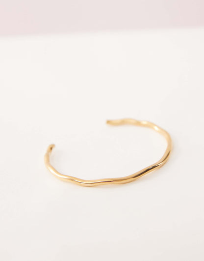 Golden Wave Bangle