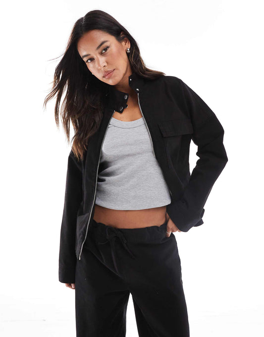 Funnel Neck Jacket