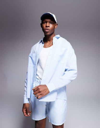 Co-Ord 90S Oversized Shirt