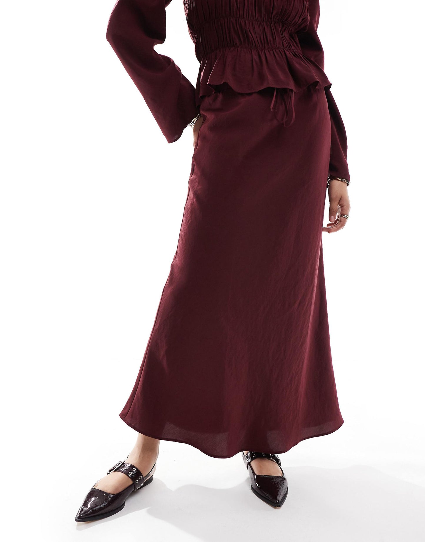 Modal Bias Maxi Skirt