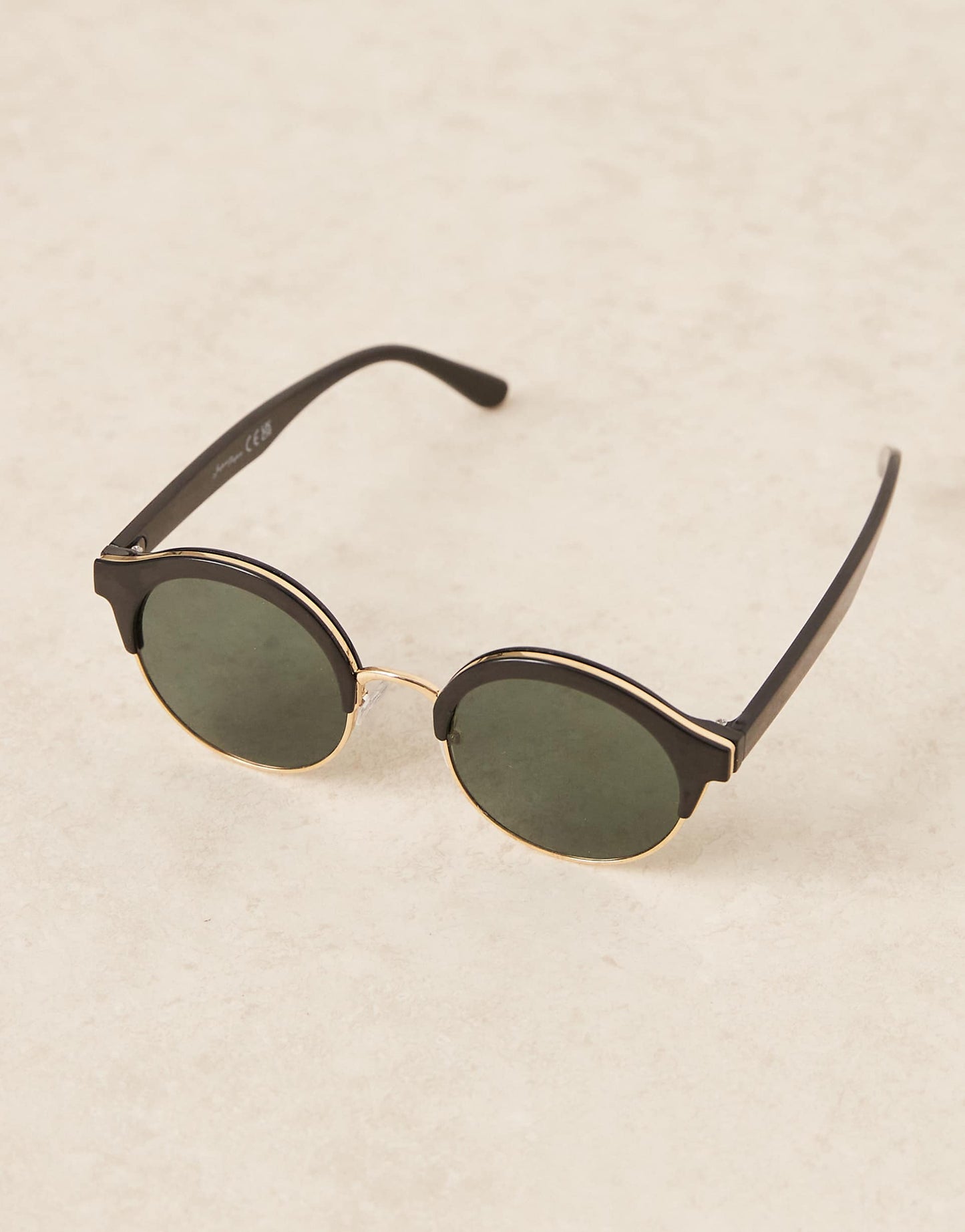 Round Bevelled Sunglasses