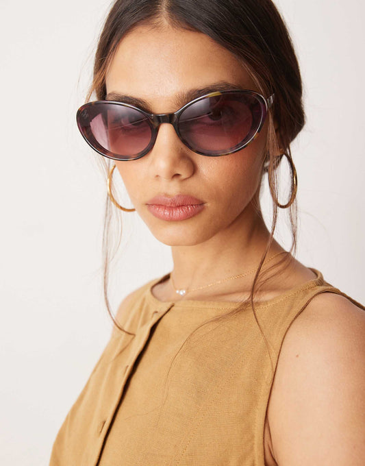 Large Oval Sunglasses