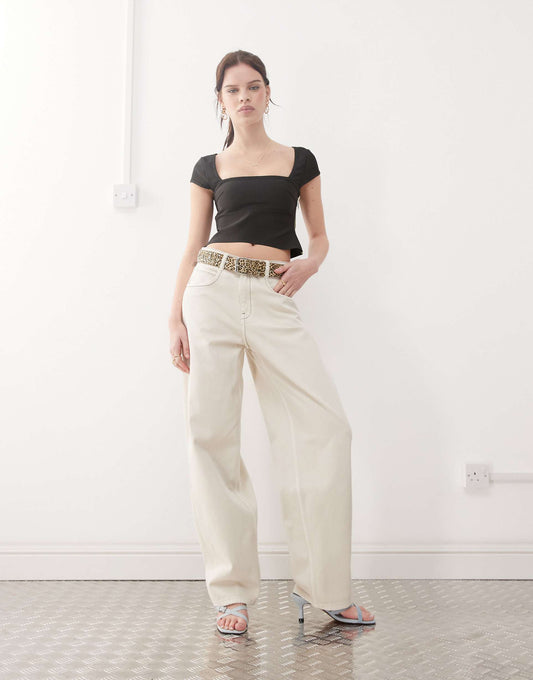 Boyfriend Fit Denim Jeans