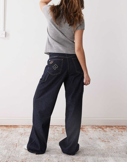 Wide Leg Denim Jeans