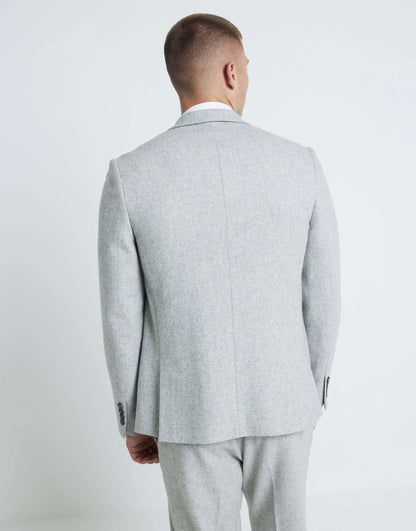 Marl Slim Fit Wool Blend Suit Jacket