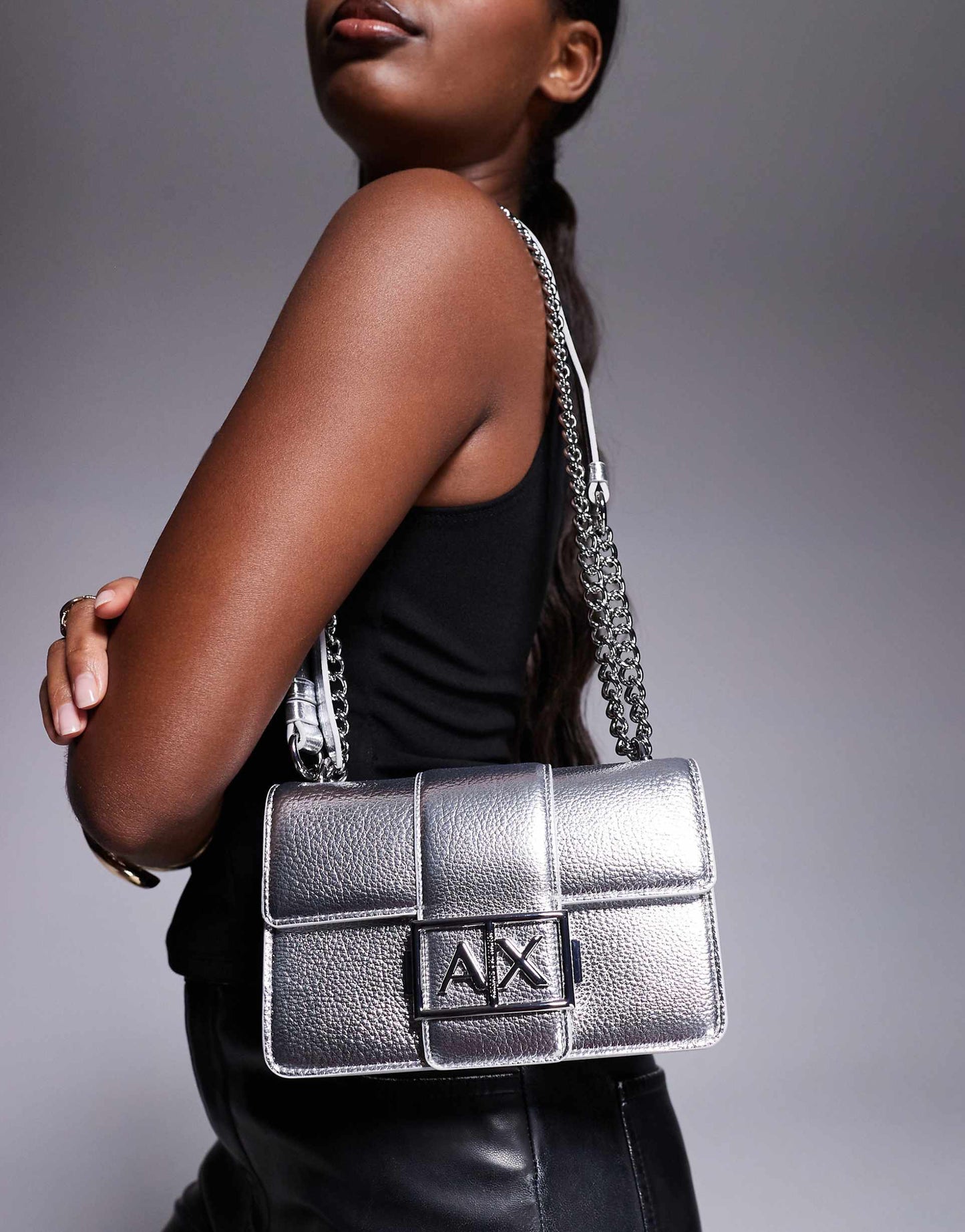 Metallic Crossbody Bag