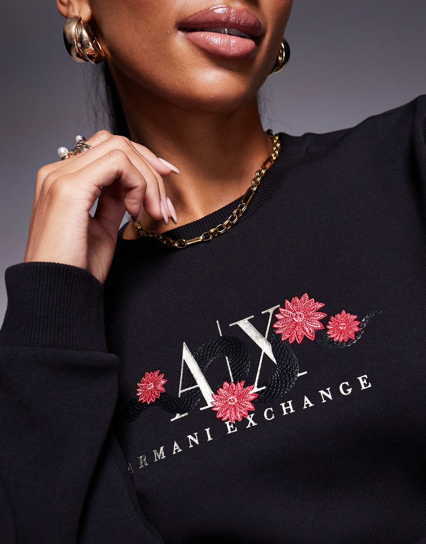 Lunar Capsule Snake Logo Sweatshirt