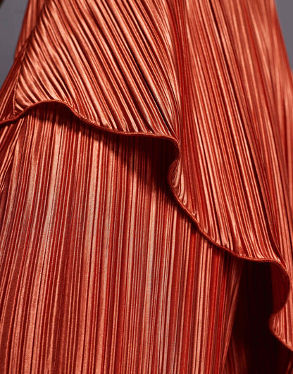 Plisse Bandeau Wide Leg Jumpsuit