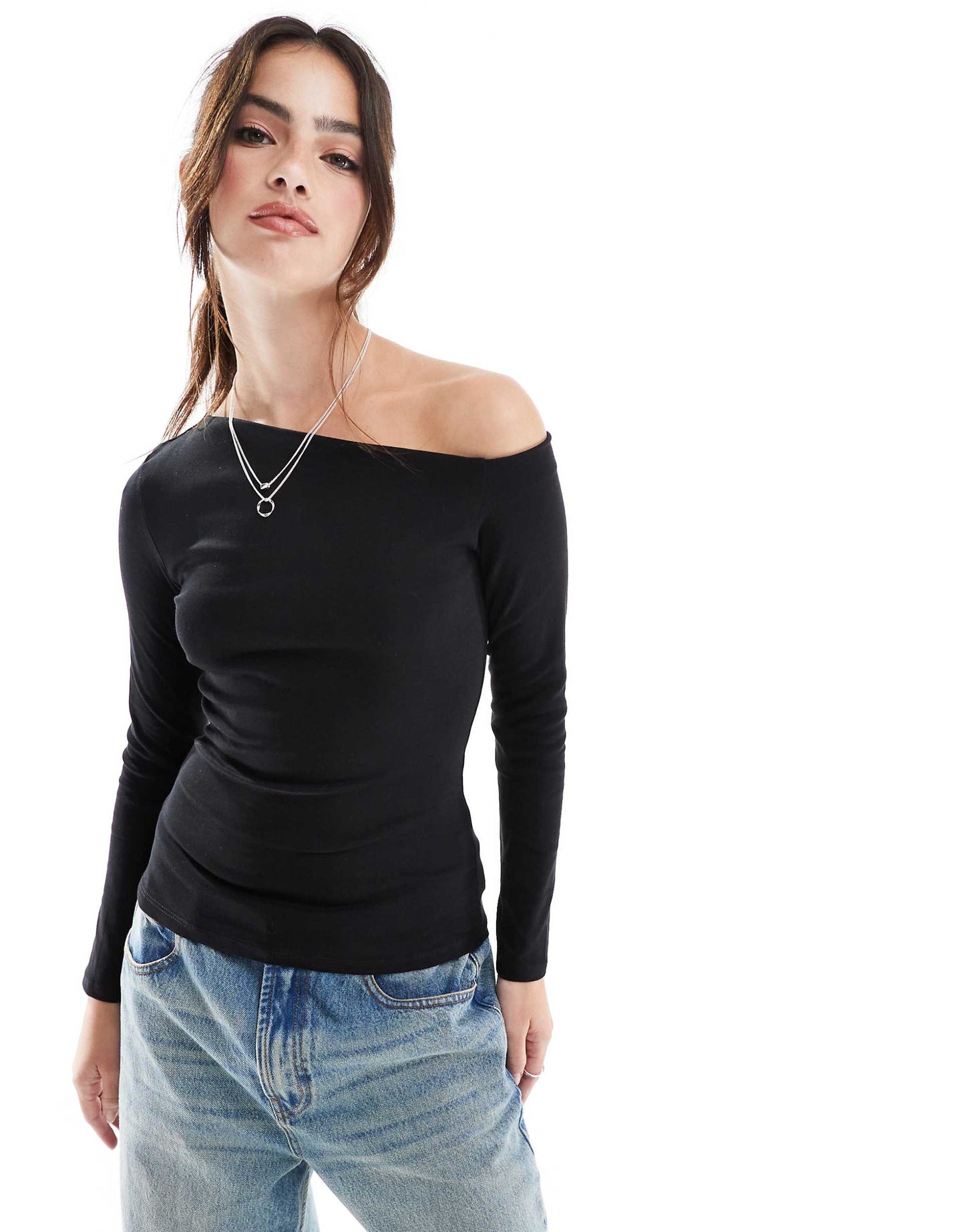 Asymmetric Long Sleeve Top