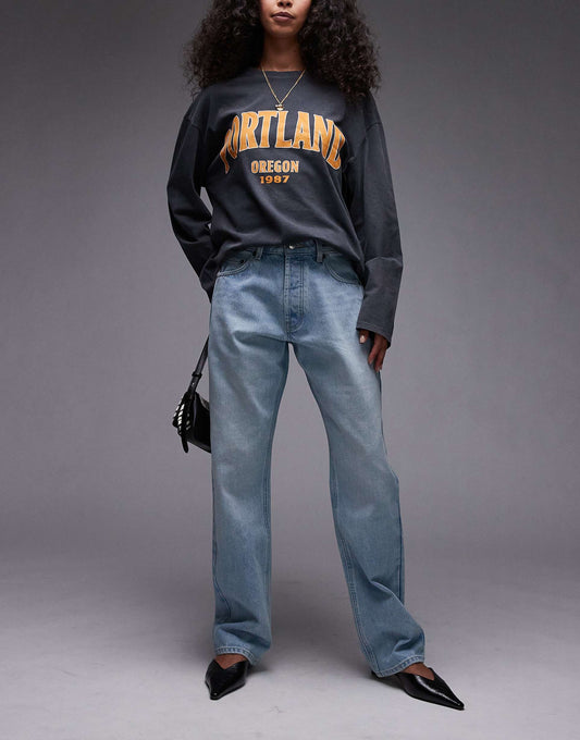 Kort High Rise Straight Jean