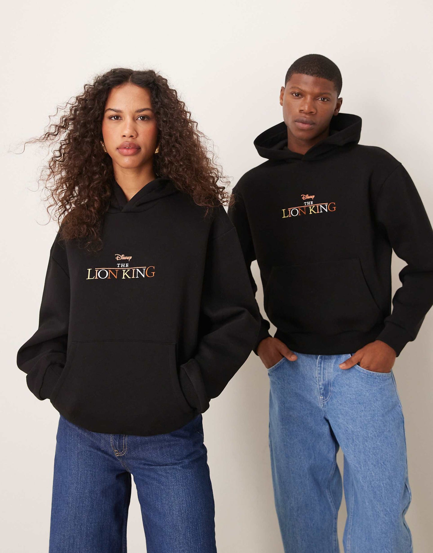 Disney Unisex Boxy Oversized Hood With The Lion King Simba Prints