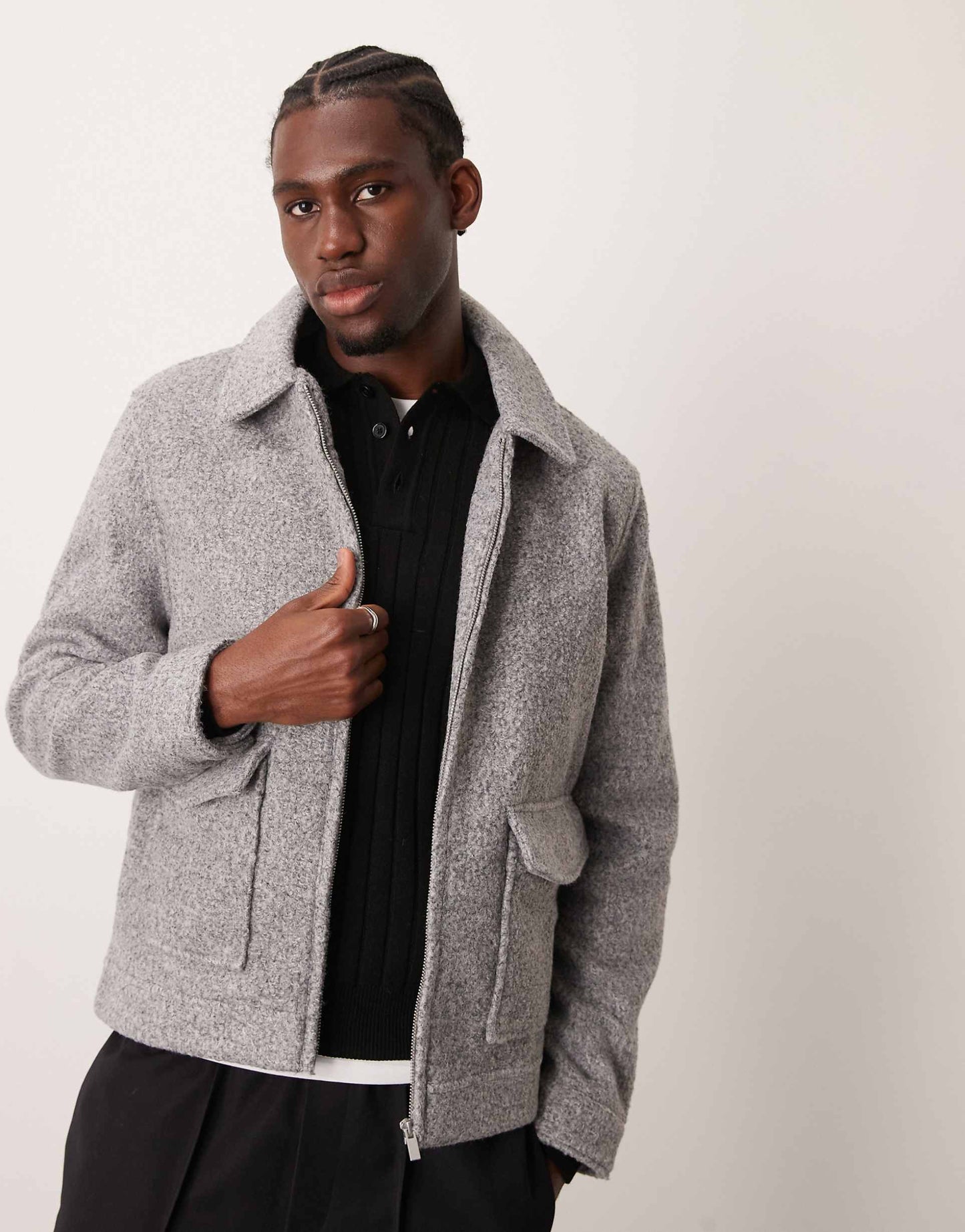 Brushed Texture Jacket