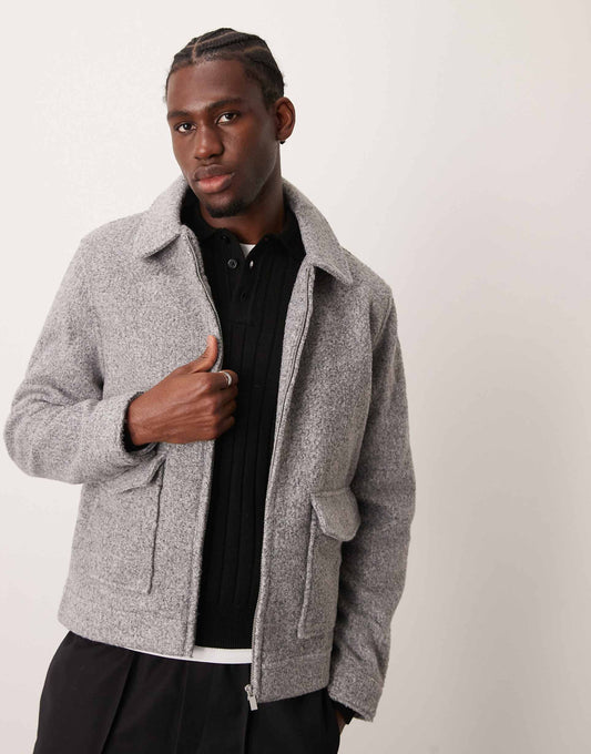 Brushed Texture Jacket