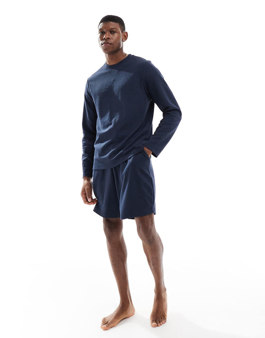 Loungewear Waffle Shorts Co-Ord