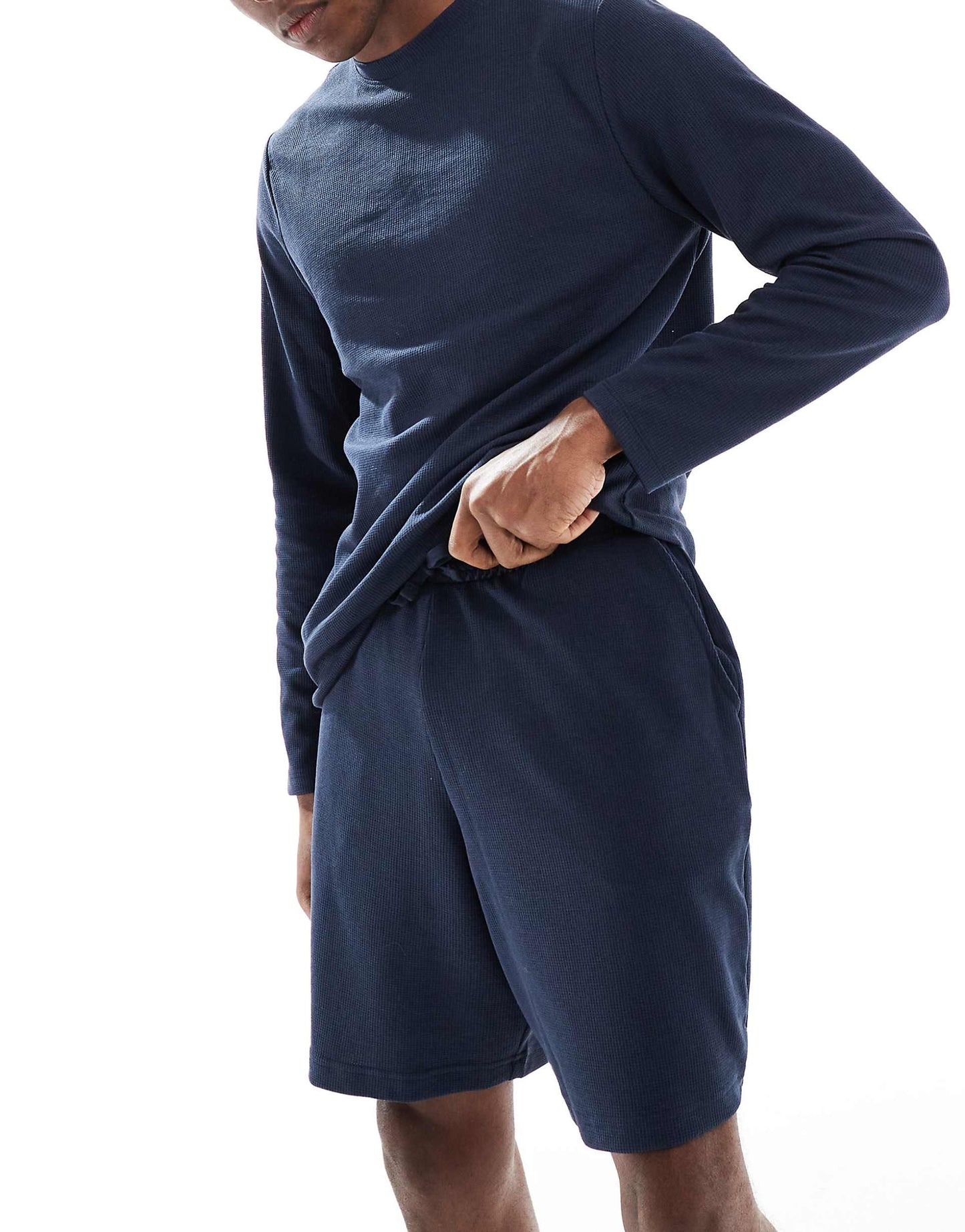 Loungewear Waffle Shorts Co-Ord