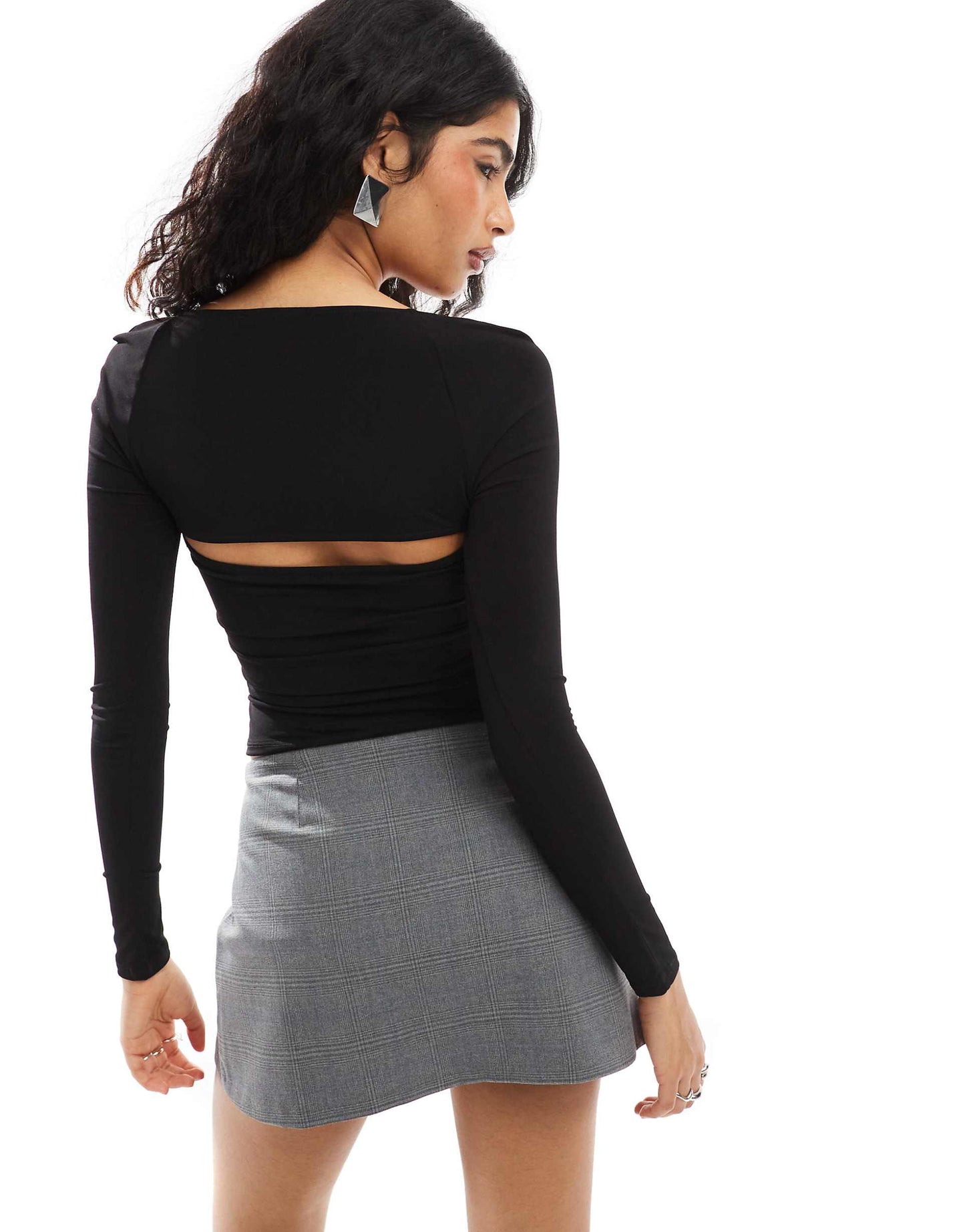 Long Sleeved Bandeau Top