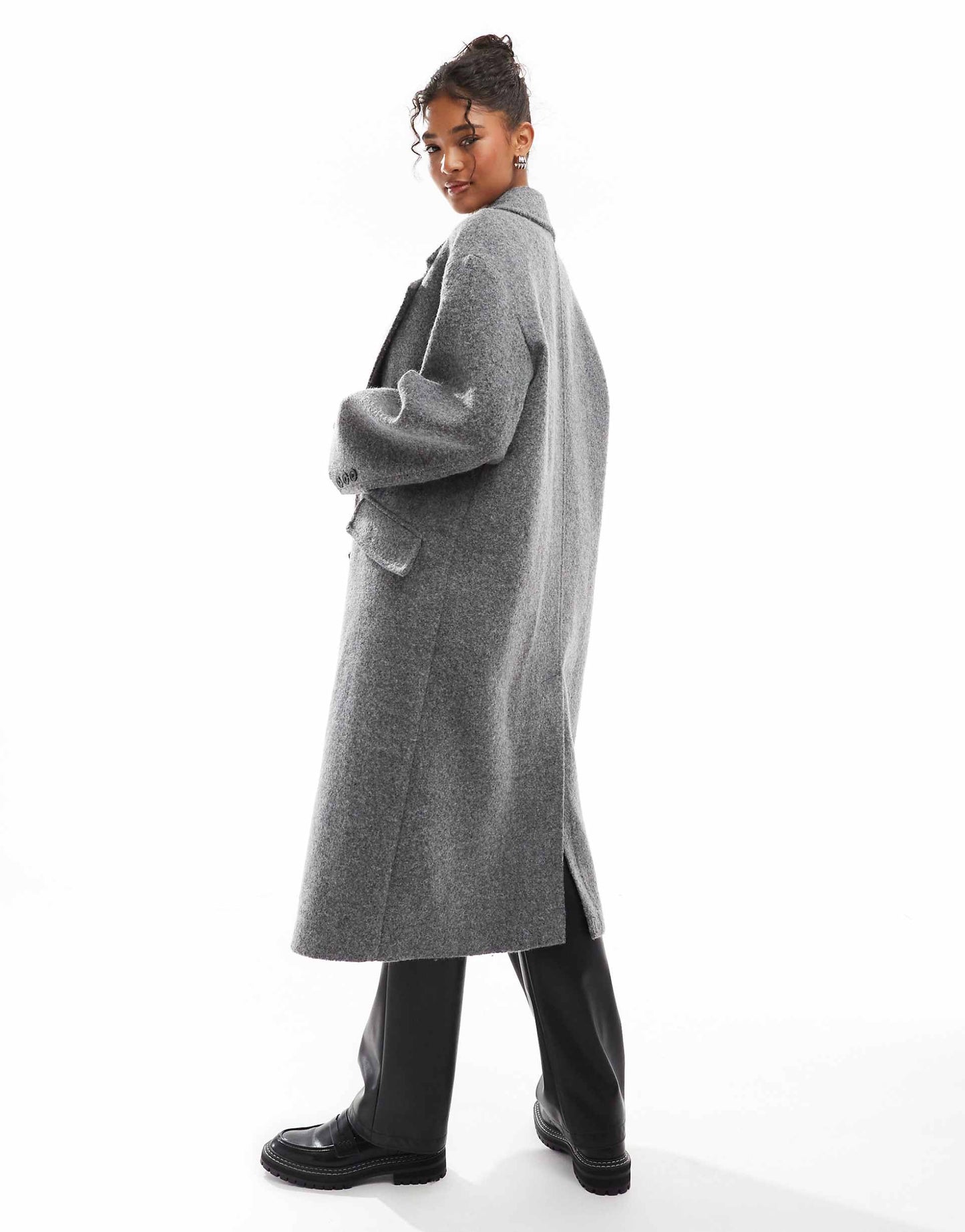Slouchy Tailored Coat