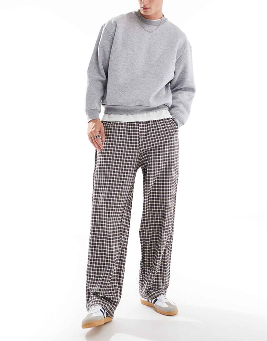 Checked Trouser