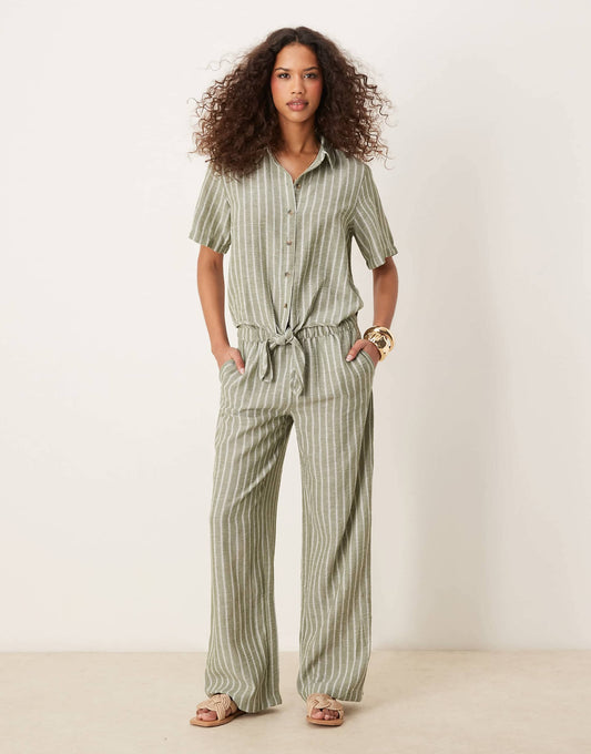 Wide Leg Trousers Co-Ord