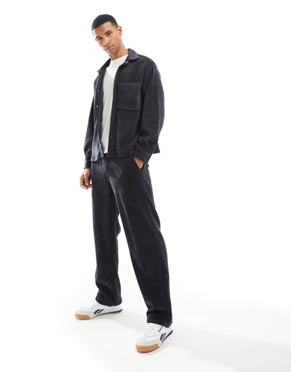 Cord Baggy Co-Ord Trousers
