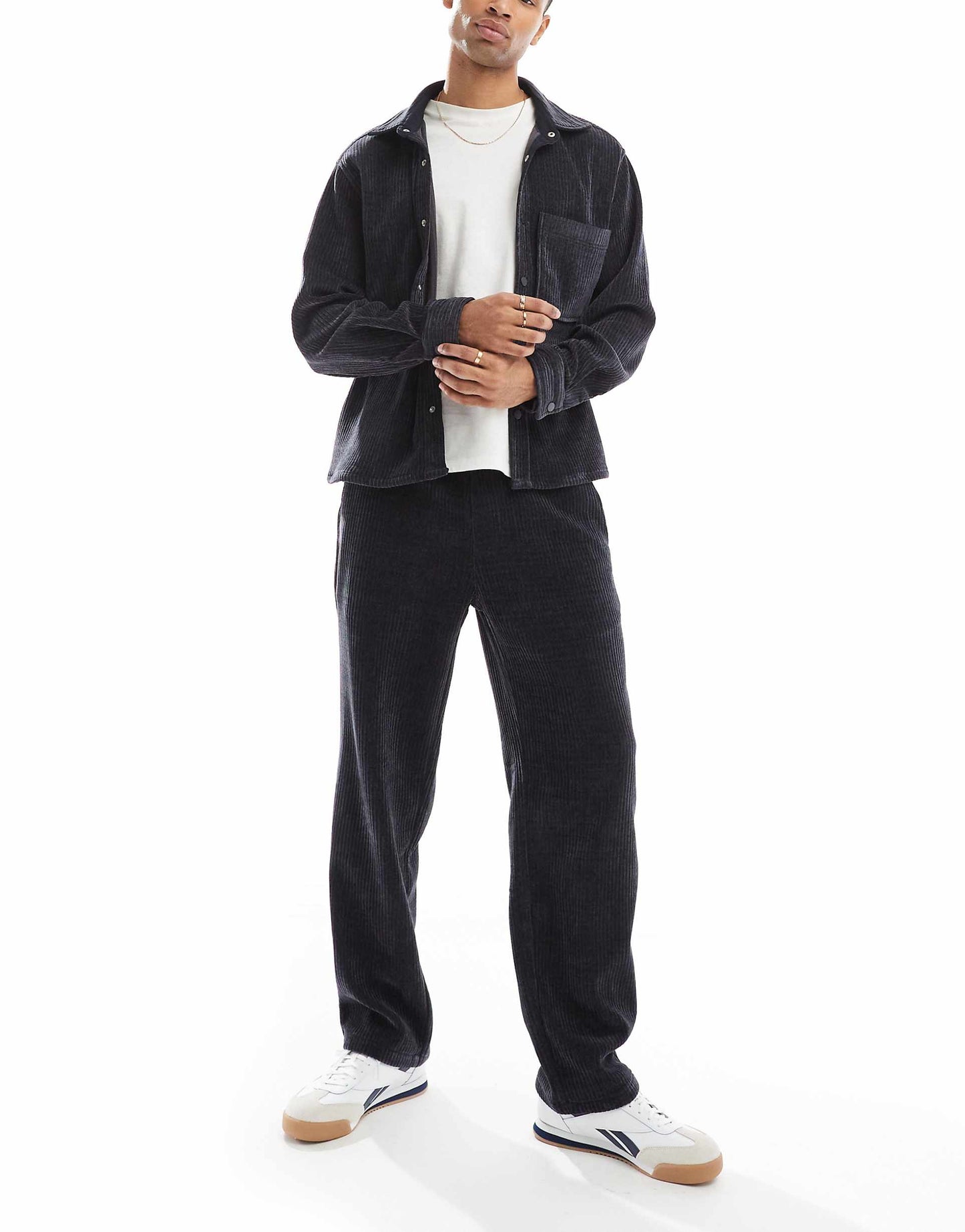 Cord Baggy Co-Ord Trousers