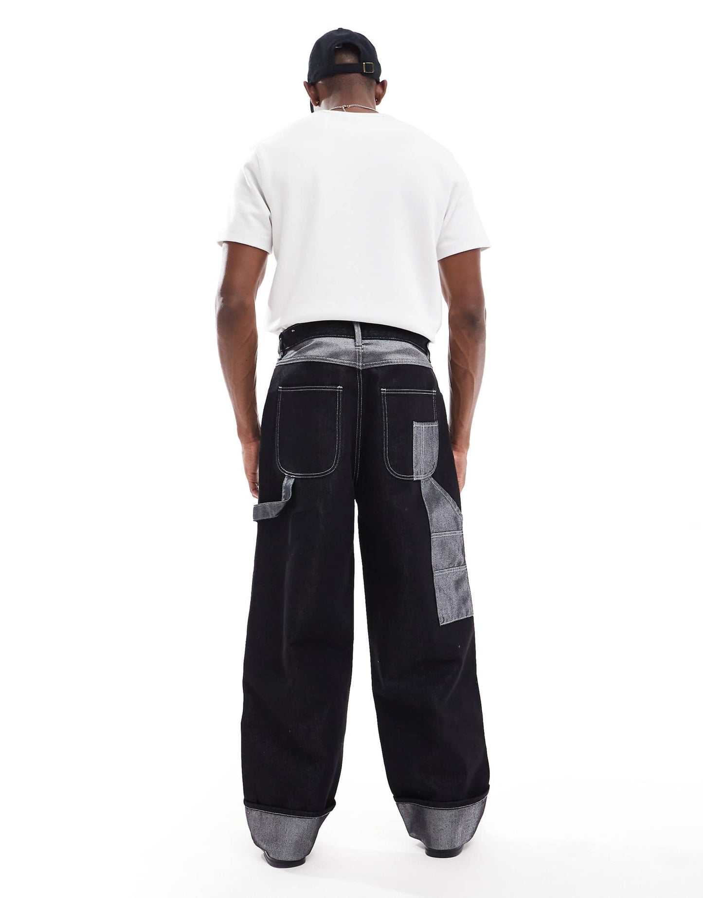 Baggy Carpenter Co-Ord Jean With Fold Over Hem