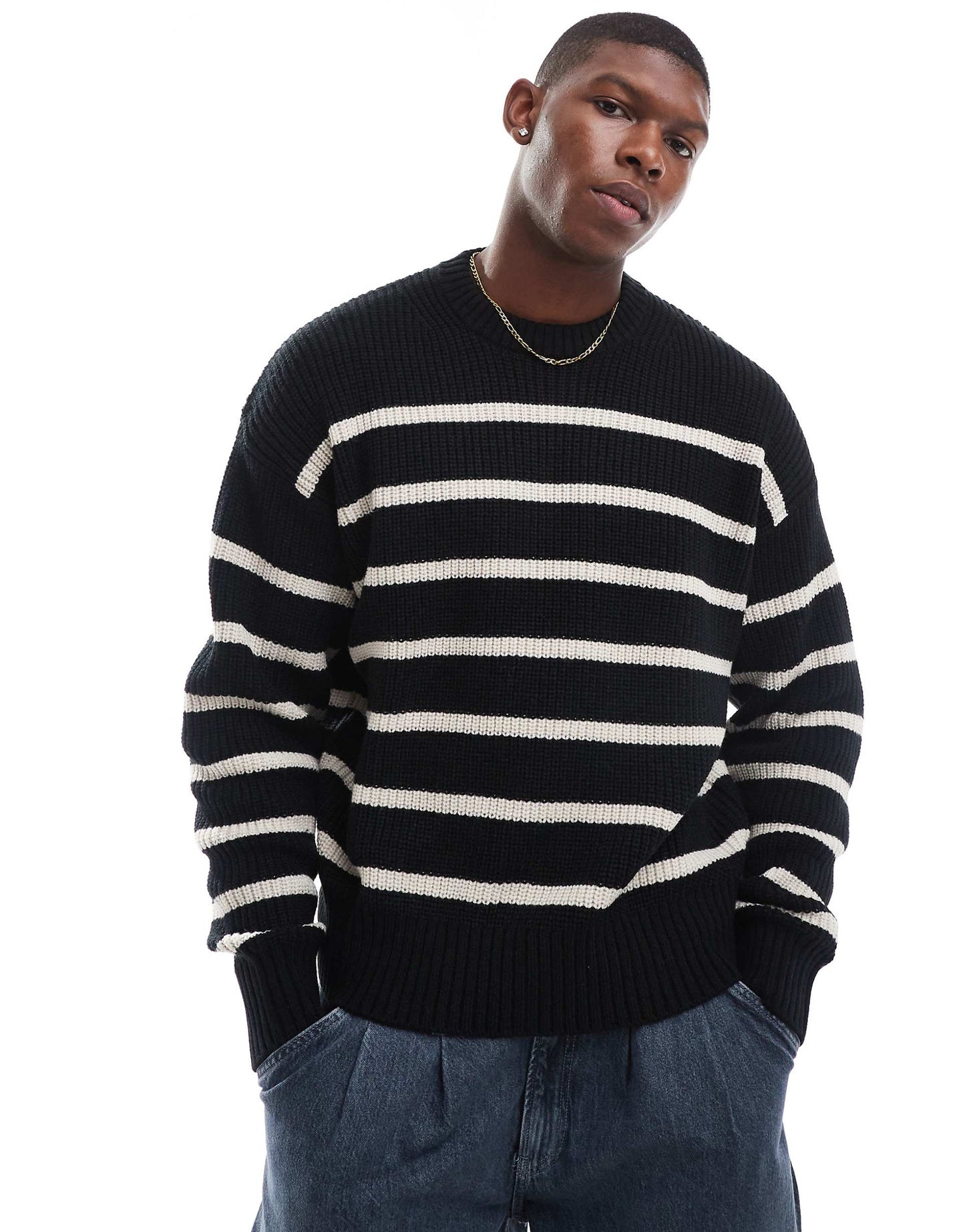 Striped Knitted Jumper