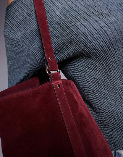 Suede Tote Bag