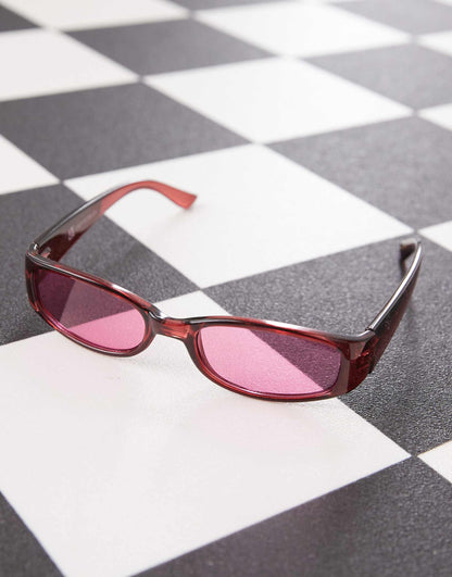 Slim Square Wrap Sunglasses