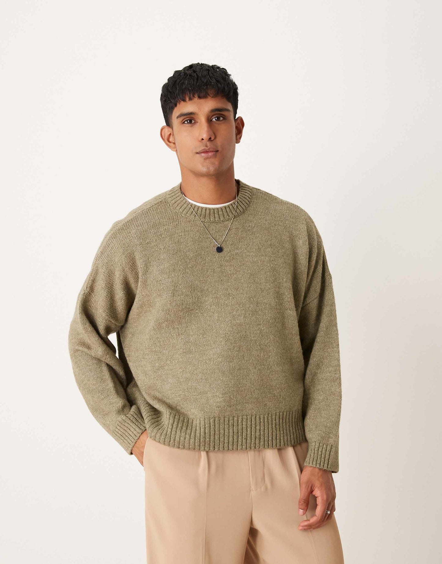 Super Oversized Boxy Fit Fluffy Knitted Jumper