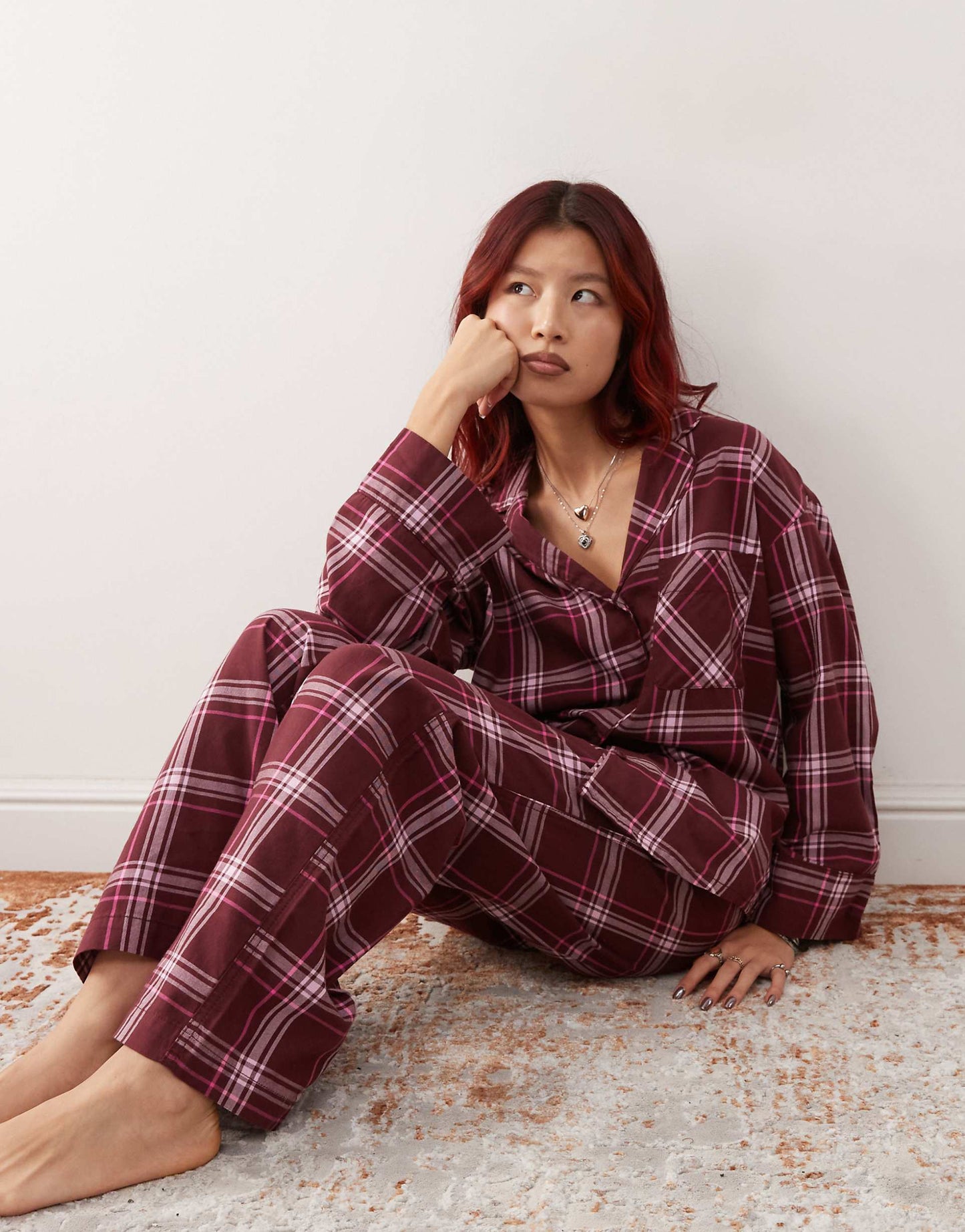 Co-Ord Flannel Pyjama Top