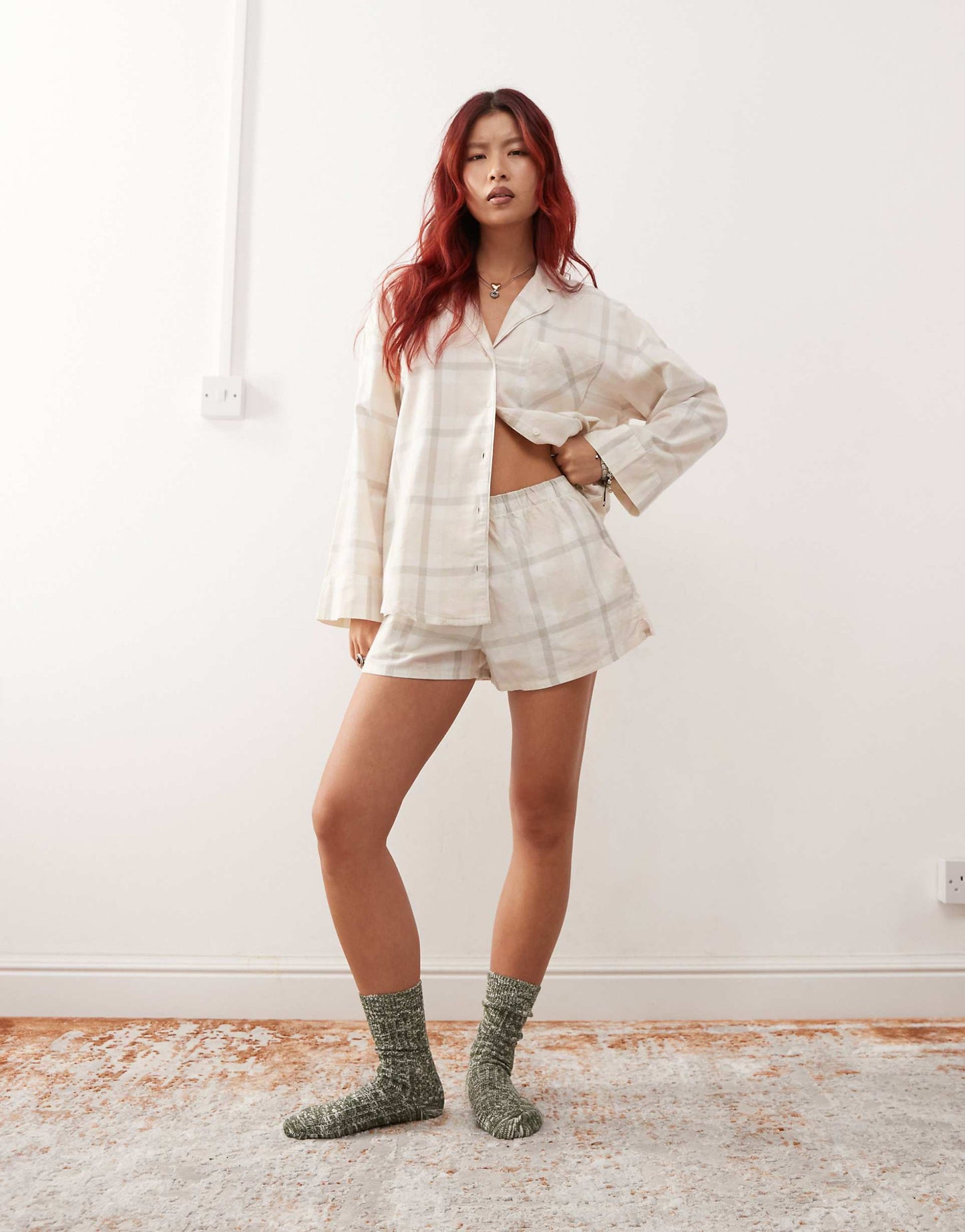 Co-Ord Flannel Boxer Shorts