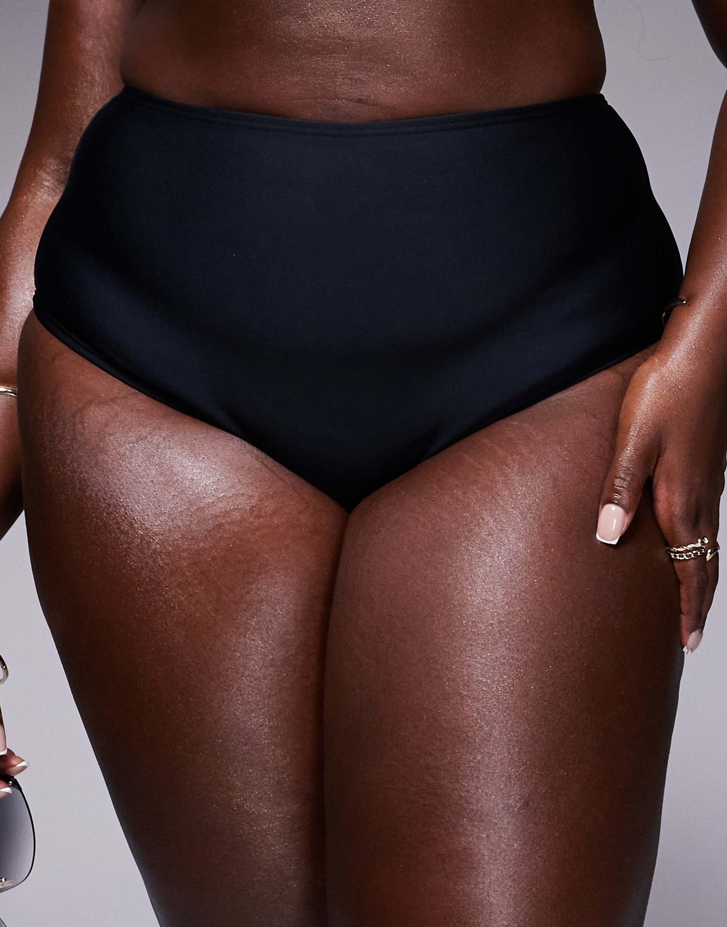 Curve High Waist Bikini Bottom