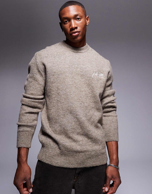 Soft Knit Graphic Jumper