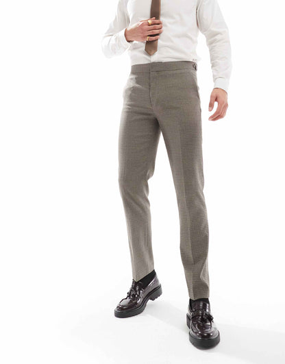 Slim Fit Suit Trousers