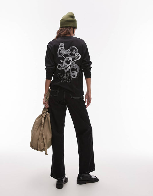 Long Sleeve Linked Charms T-Shirt