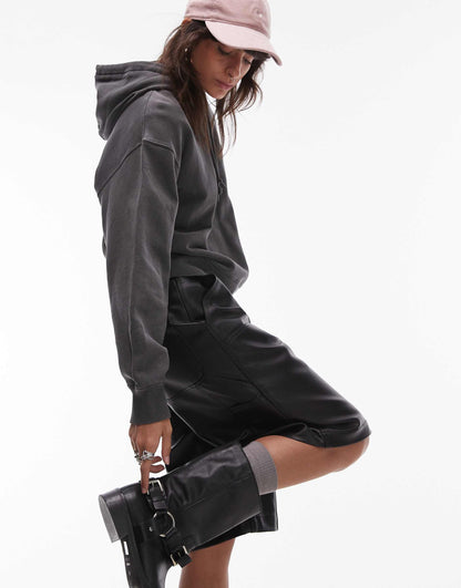 Norwich Faux Leather Short