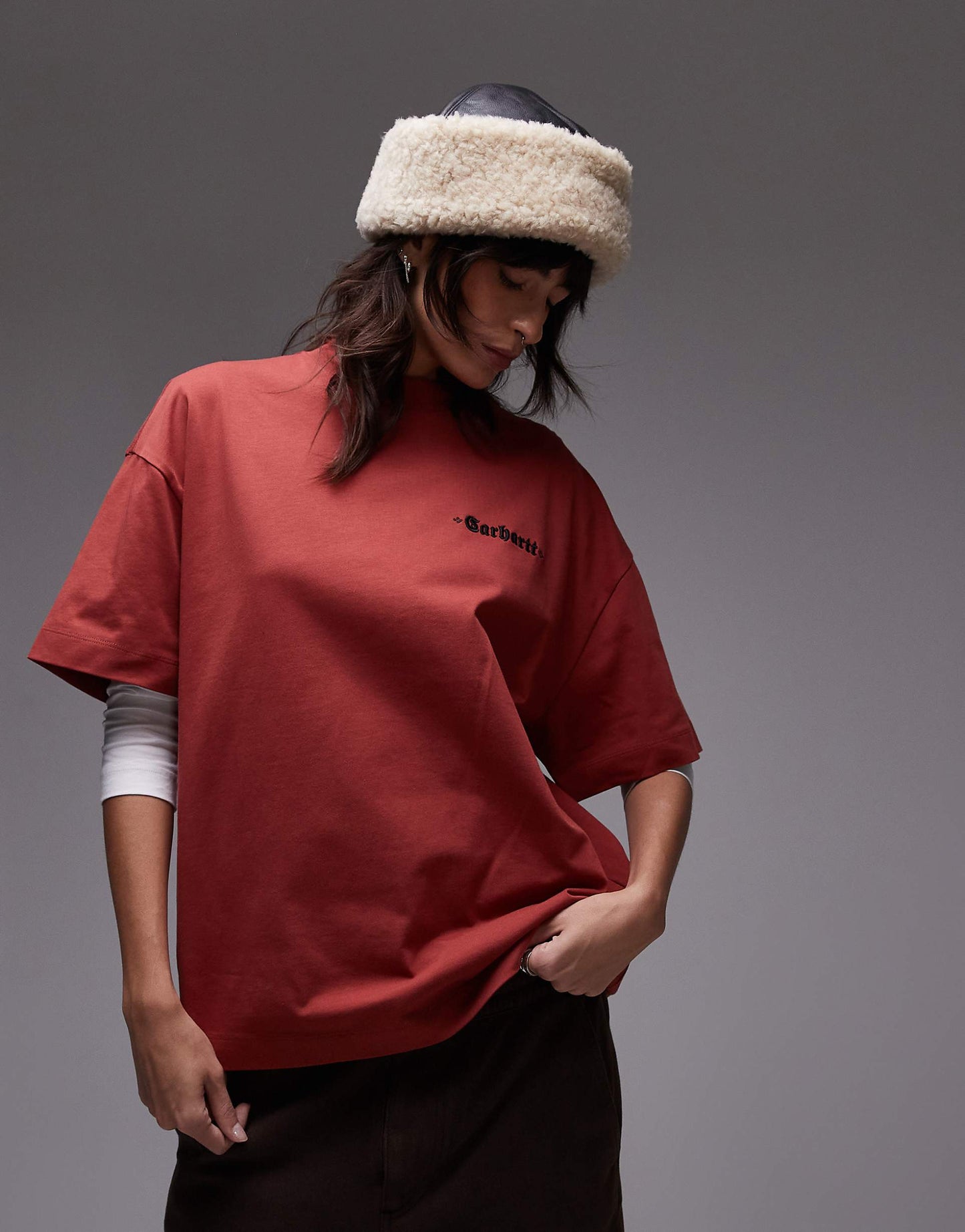 Oversized T-Shirt With Chest Logo