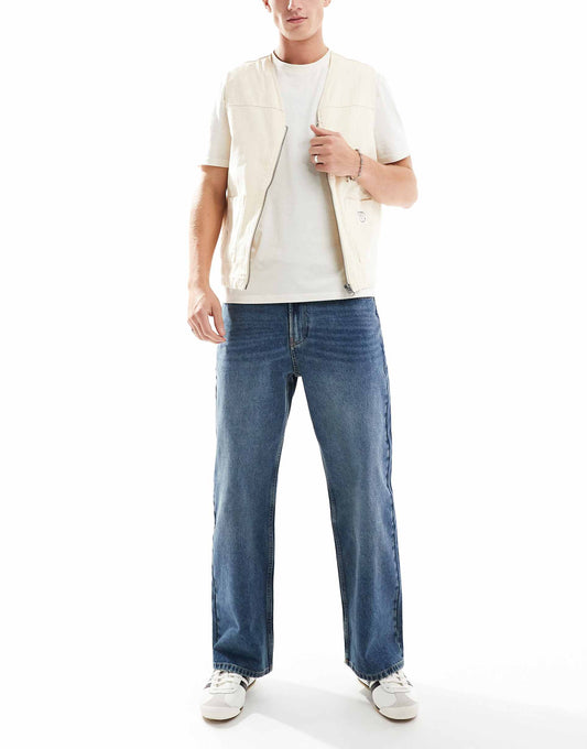 Loose Fit Straight Leg Jean